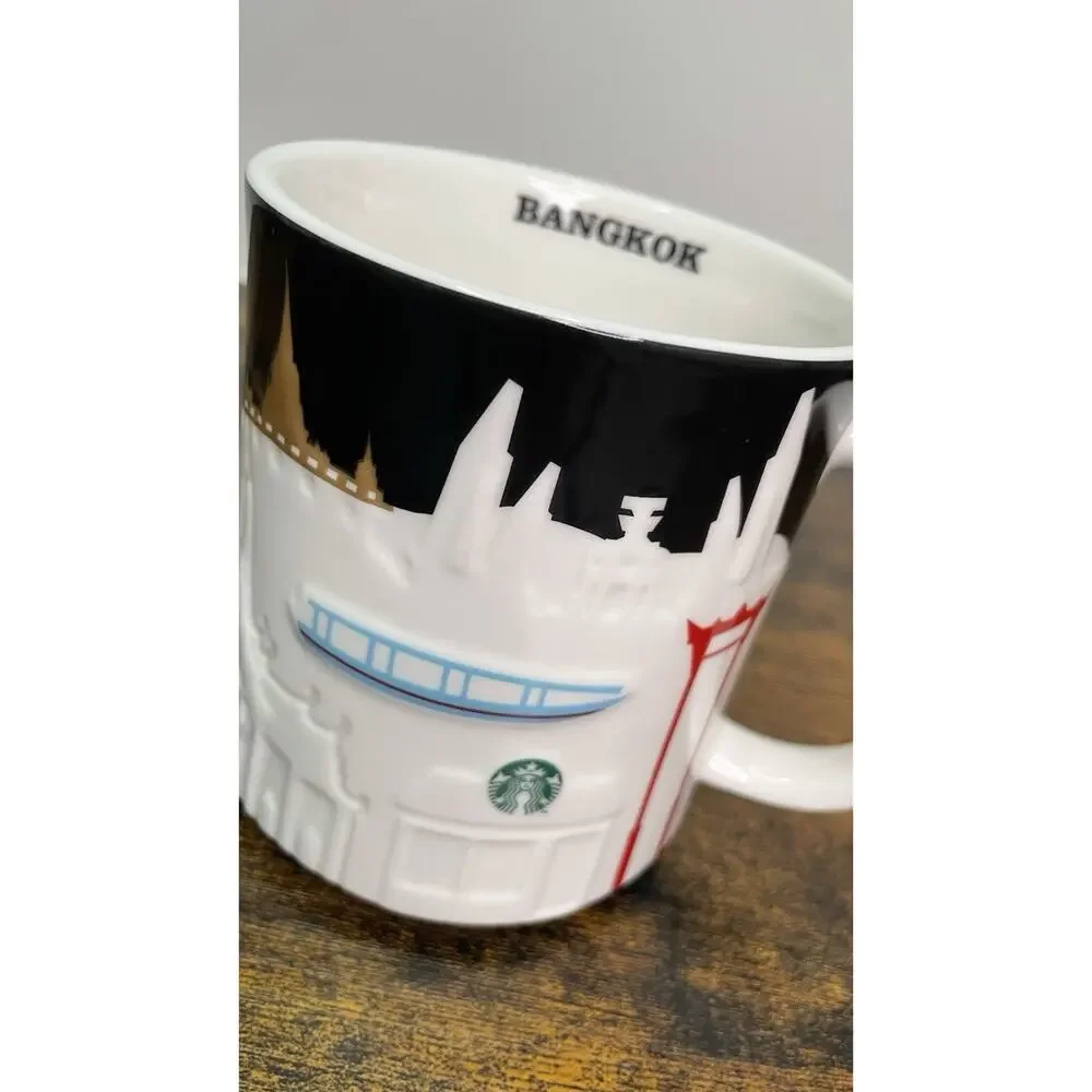 Starbucks Bangkok Relief 2014 Coffee Mug Collector Series City Skyline 16oz